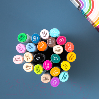 Набор маркеров Малевичъ GrafArt Brush / 190902