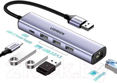 Док-станция для ноутбука Ugreen CM475 / 60554