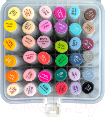 Набор маркеров Малевичъ GrafArt Brush / 190903