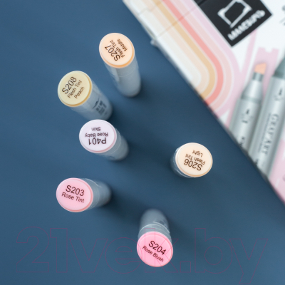 Набор маркеров Малевичъ GrafArt Brush / 190911