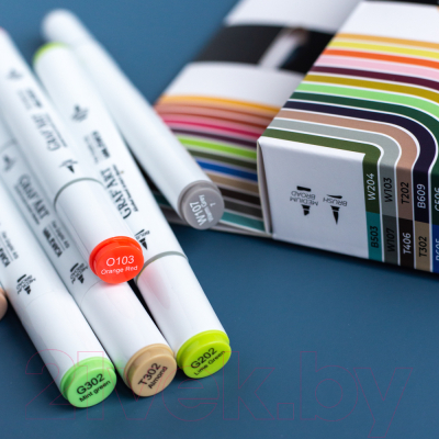 Набор маркеров Малевичъ GrafArt Brush / 190905