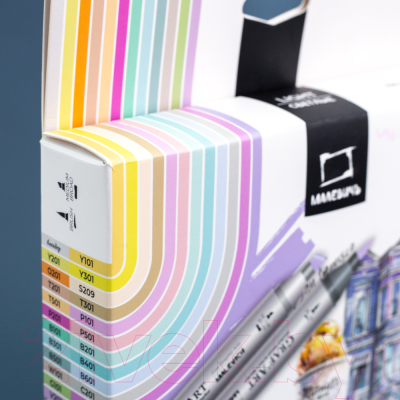 Набор маркеров Малевичъ GrafArt Brush / 190909