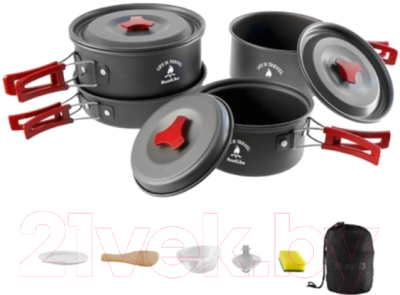 Походный набор RoadLike Trek Cookset 14 в 1 / 398186 - фото