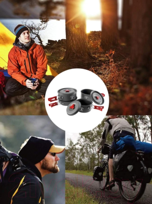 Походный набор RoadLike Trek Cookset 14 в 1 / 398186