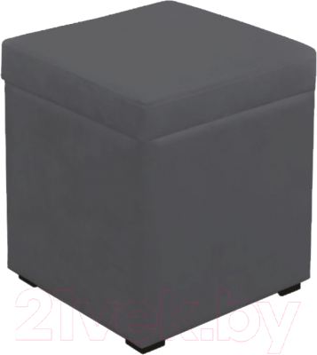 Пуф Мебельград Стандарт №20 (альба темно-серый) - фото