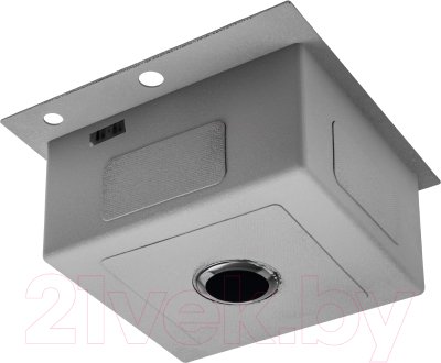 Мойка кухонная Saniteco 4848 Nano (с сифоном, дозатором и коландером)