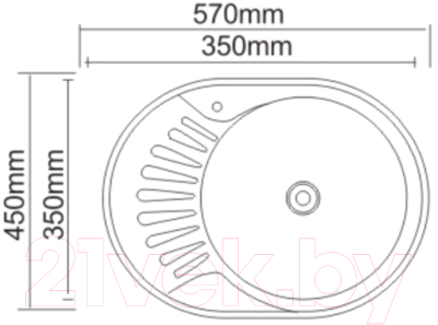 Мойка кухонная Saniteco 5745-L