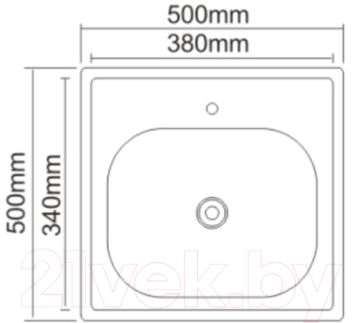 Мойка кухонная Saniteco 5050