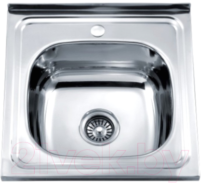 Мойка кухонная Saniteco 5050 (с сифоном) - фото