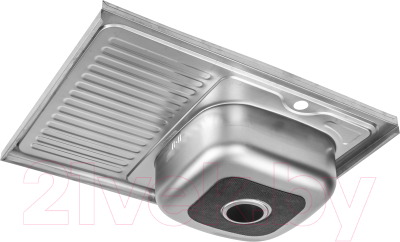 Мойка кухонная Saniteco 8060S-L (с сифоном)