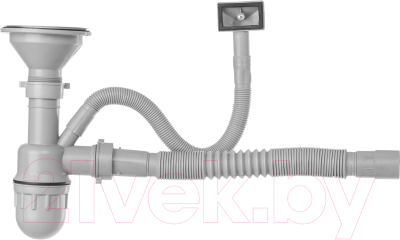 Мойка кухонная Saniteco 8060S-L (с сифоном)