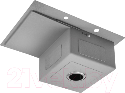 Мойка кухонная Saniteco 6550-L (с сифоном, дозатором и коландером)