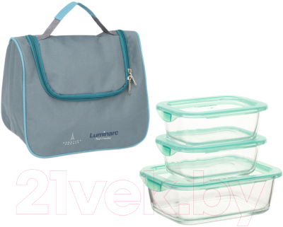 Набор контейнеров Luminarc Keep'N Box Q9831 + термосумка - фото