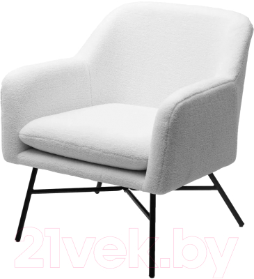 Кресло мягкое M-City Sheep / 629M04949 (Nini-01 белый Teddy/черный) - фото