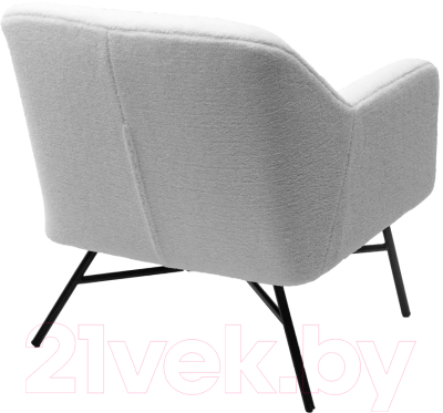 Кресло мягкое M-City Sheep / 629M04949 (Nini-01 белый Teddy/черный)