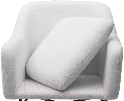 Кресло мягкое M-City Sheep / 629M04949 (Nini-01 белый Teddy/черный)