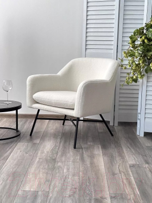 Кресло мягкое M-City Sheep / 629M04949 (Nini-01 белый Teddy/черный)