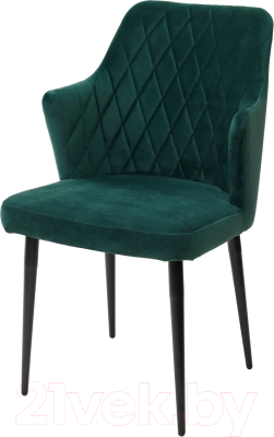 Стул M-City Herman / 461MC03521 (зеленый 19 велюр/черный) - фото