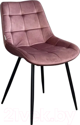 Стул M-City Miami / 628M04299 (G062-23 пепел розы велюр/черный) - фото