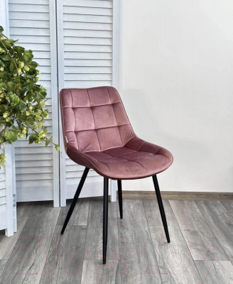 Стул M-City Miami / 628M04299 (G062-23 пепел розы велюр/черный)