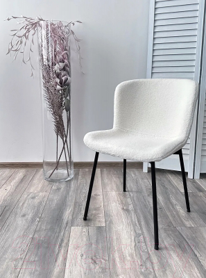 Стул M-City Riya / 629M04960 (UF992-01 белый Teddy/черный)