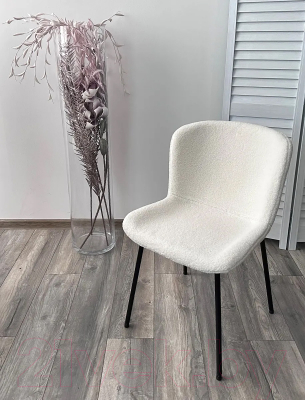 Стул M-City Riya / 629M04960 (UF992-01 белый Teddy/черный)
