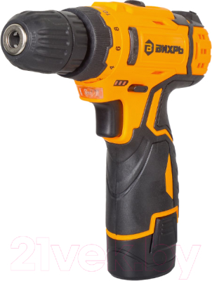 Аккумуляторная дрель-шуруповерт Вихрь ДА-12Л-2КН (72/14/35) - фото