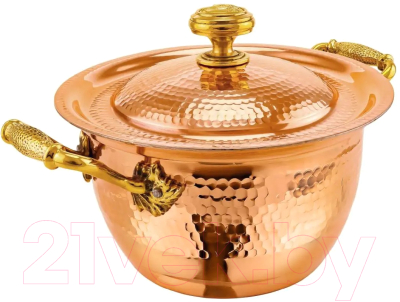 Кастрюля Кольчугинский мельхиор Глухарь / С72108/15 (2л) - фото