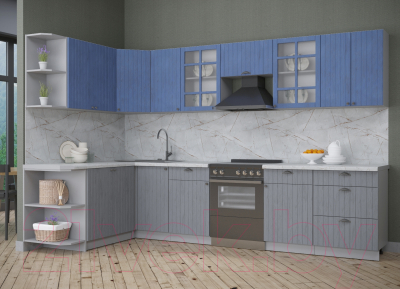 Готовая кухня Интерлиния Берес 1.7x3.2 левая