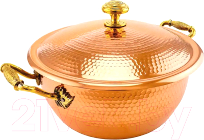 Кастрюля Кольчугинский мельхиор Глухарь / С72108/14 (3.5л) - фото