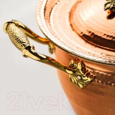 Кастрюля Кольчугинский мельхиор Кукуруза / С72108/4 (2л)