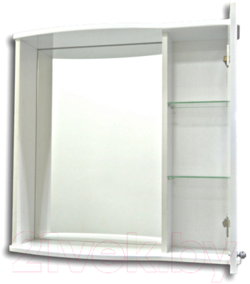 Шкаф с зеркалом для ванной Гамма 08м