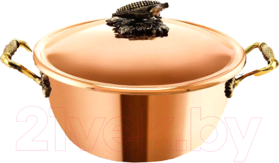 Кастрюля Кольчугинский мельхиор Кукуруза / С72108/8 (3.5л) - фото