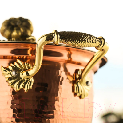 Кастрюля Кольчугинский мельхиор Чеснок / С72108/5