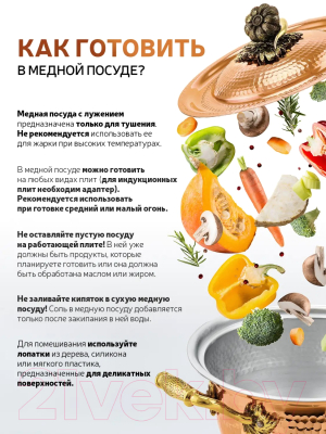 Кастрюля Кольчугинский мельхиор Чеснок / С72108/5