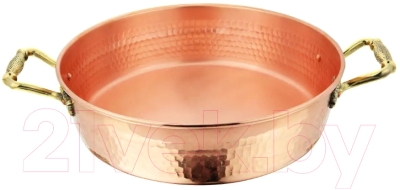 Таз для варенья Кольчугинский мельхиор Лист С95408/3 (3л) - фото