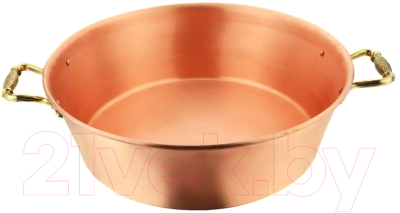 Таз для варенья Кольчугинский мельхиор Лист С95408/10 (6л) - фото