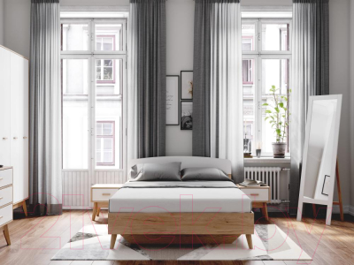 Зеркало Мебельград Калгари напольное (белый матовый)