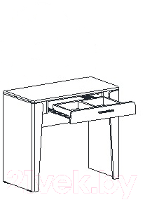 Туалетный столик Мебельград Мальта 850x440x765 (дуб винтерберг)