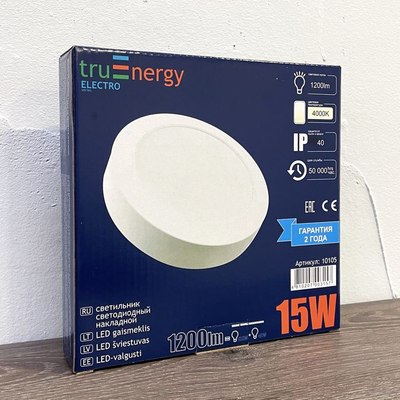 Потолочный светильник Truenergy 15W 4000K 10105