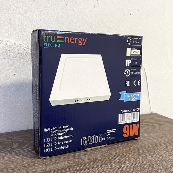 Потолочный светильник Truenergy 9W 4000K 10108