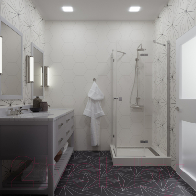 Душевой уголок Triton Дельта-Хром 90x90 (без поддона)