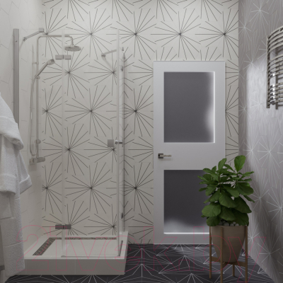 Душевой уголок Triton Дельта-Хром 90x90 (без поддона)