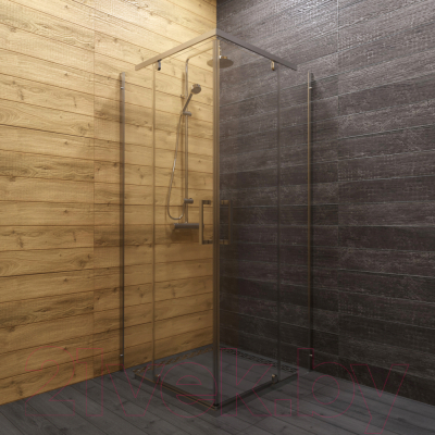 Душевой уголок Triton Каппа-Хром 90x90 (без поддона)