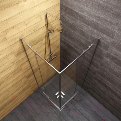 Душевой уголок Triton Каппа-Хром 90x90 (без поддона)