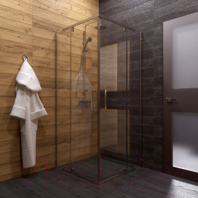 Душевой уголок Triton Каппа-Хром 90x90 (без поддона)