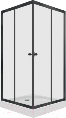 Душевой уголок Triton Вента-Блэк 90x90 (с поддоном) - фото