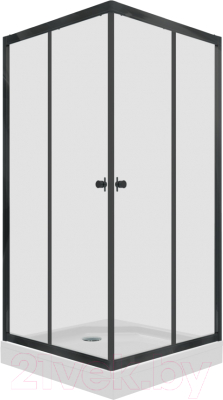 Душевой уголок Triton Вента-Блэк 100x100 (с поддоном) - фото
