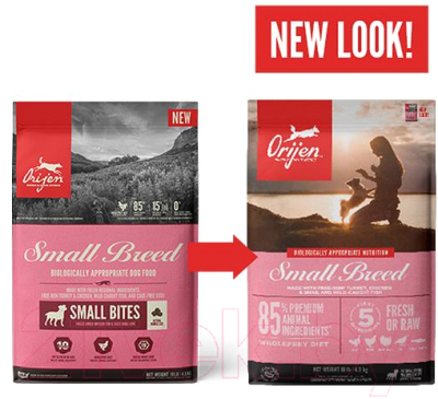 Сухой корм для собак Orijen Small Breed (4.5кг)
