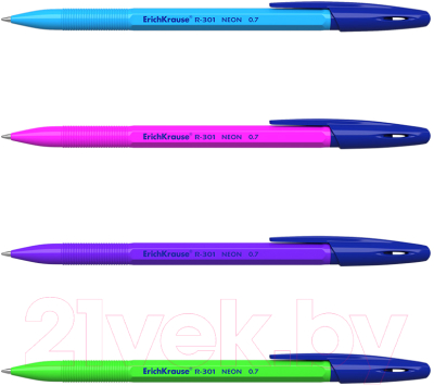 Ручка шариковая Erich Krause R-301 Neon Stick / 58089